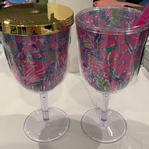 Lilly Pulitzer Set Of Cups in Multi Gumbo Limbo